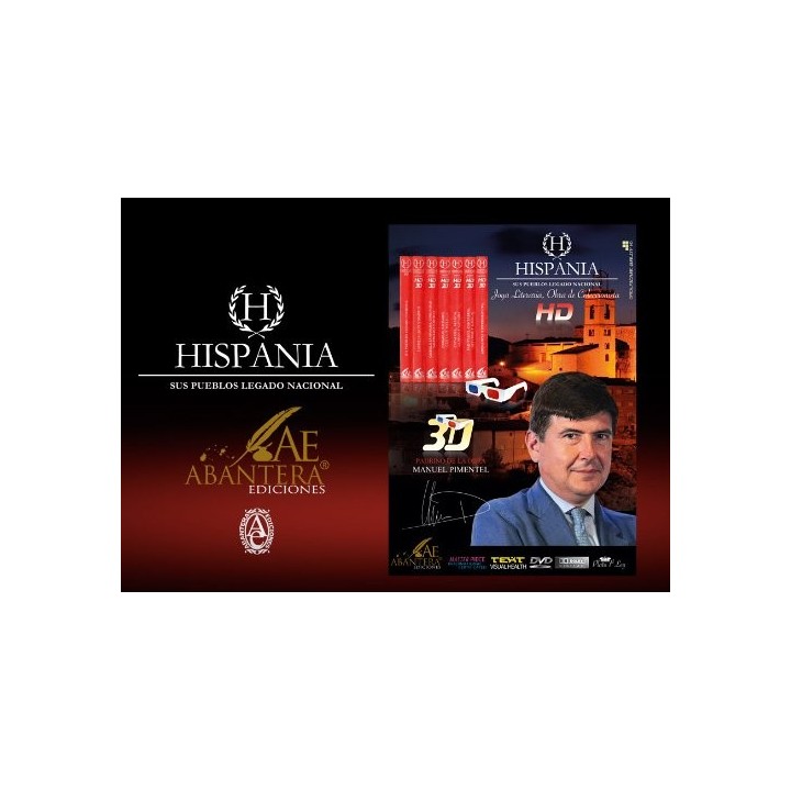 HISPANIA. SUS PUEBLOS, LEGADO NACIONAL. HD Y 3D (OBRA COMPLETA EN SEIS TOMOS) INCLUYE GAFAS 3D